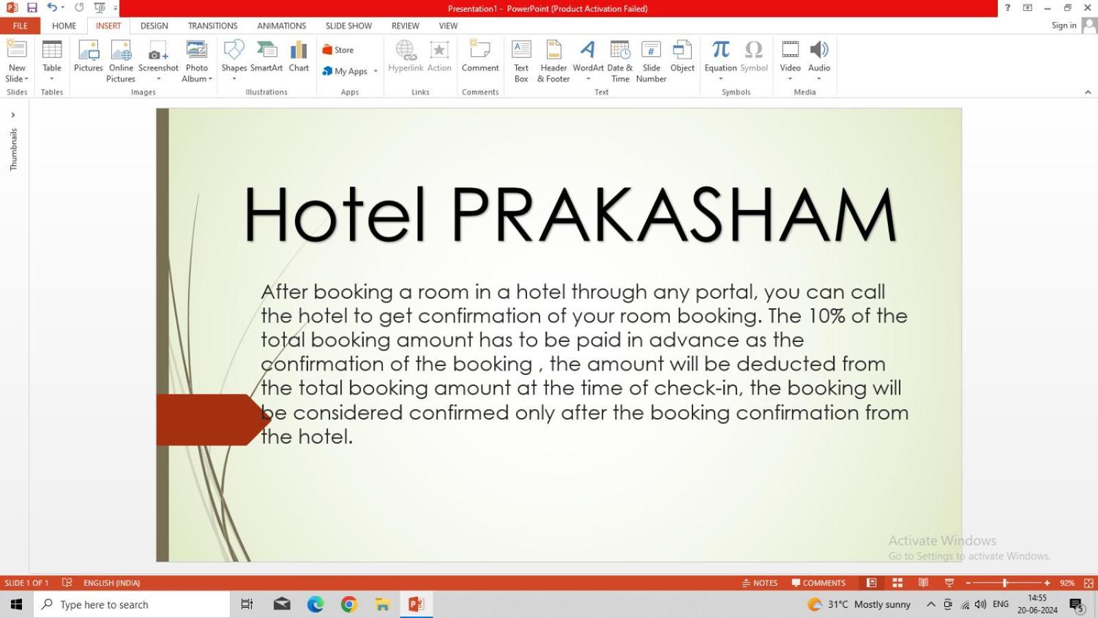 Hotel Prakasham Ujjain Eksteriør billede